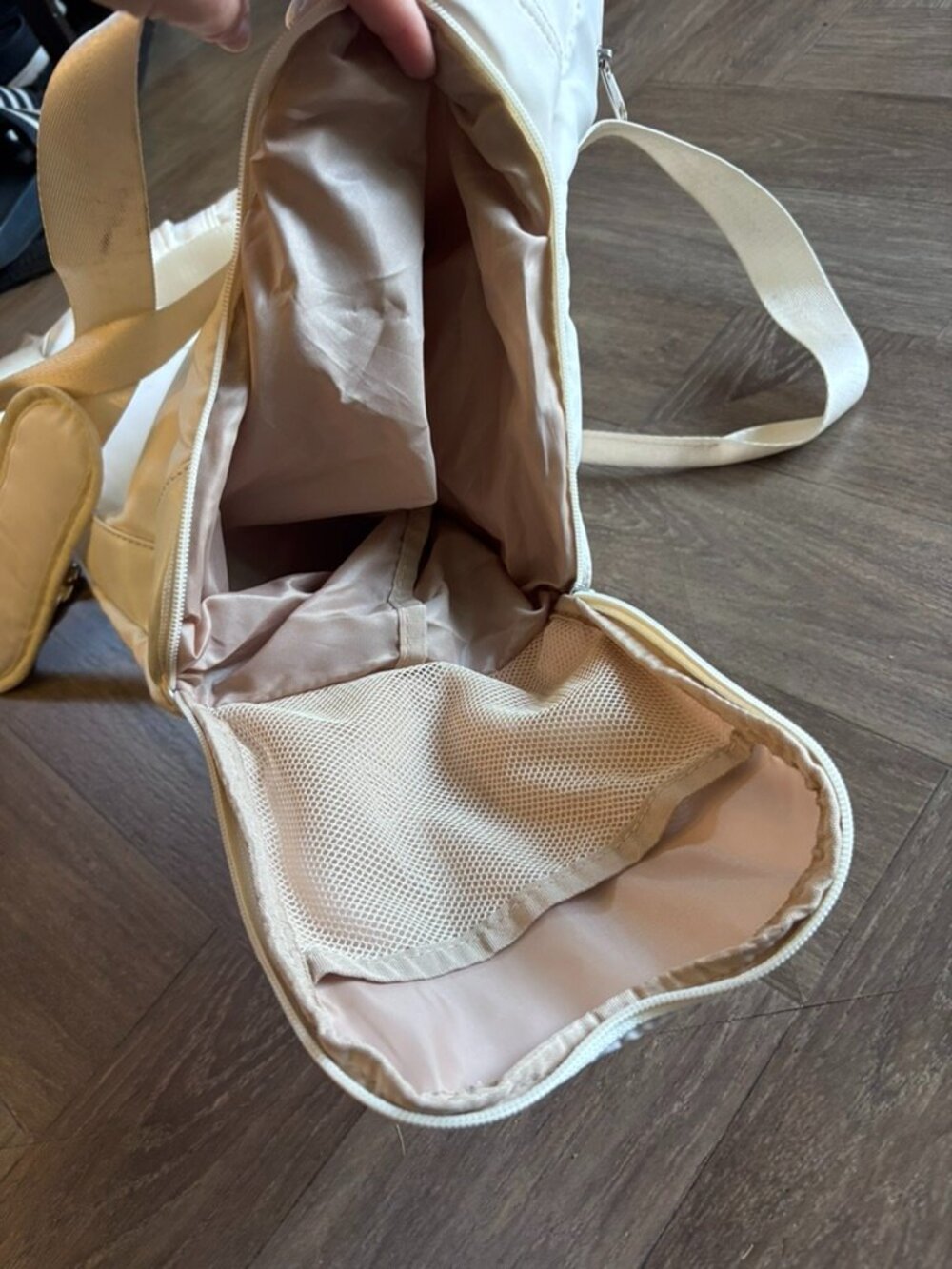 CREAM LONG VACATION Women's Travel Duffel Bag - Picture 9 of 14